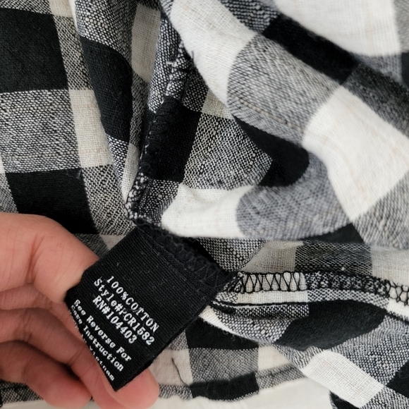 New! Perch by Blu Pepper plaid cami tank size 3XL - Picture 6 of 7